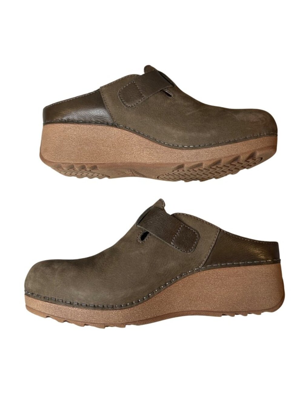 Dansko Caia Comfort Milled Nubuck Brown Mules Clogs Size Euro 37 - Picture 7 of 8